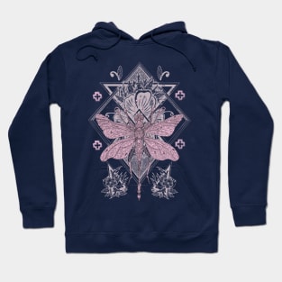 Pink Streco Dragonfly Hoodie